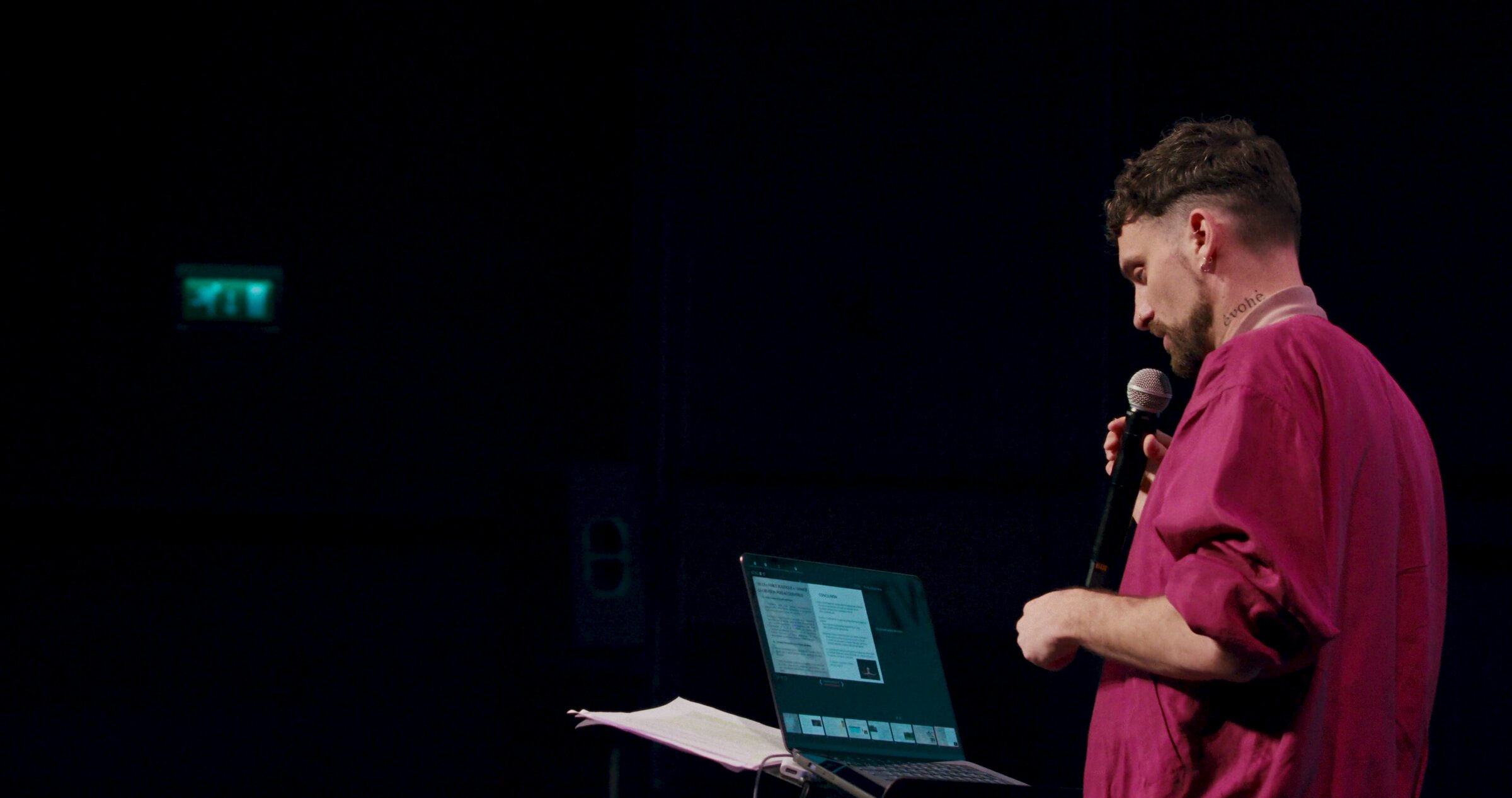 Florian Gaité, conférence d'ouverture. Rencontre Danse & Soin, La Briqueterie CDCN.
